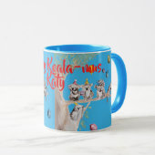 Süße Koala Koalas Frohe Weihnachten Koala-mus Mädc Tasse (VorderseiteRechts)