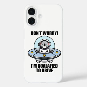 Süße Koala-Neufahrerin Ich bin Koalafied, um UFO z iPhone 16 Hülle