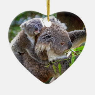 Süße Koalas Keramikornament