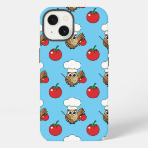 Süße kochende Eulen-Cartoon iPhone 13 Hülle