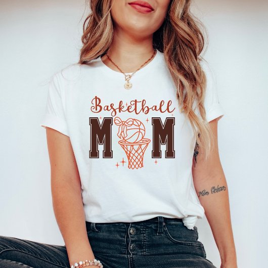 Süße Kokette Basketball-Mutter T-Shirt