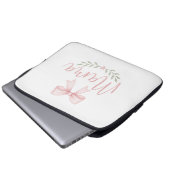 Süße, kokette Mama-Ästhetik für Mütter Laptopschutzhülle (Vorne Knopf)