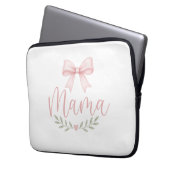 Süße, kokette Mama-Ästhetik für Mütter Laptopschutzhülle (Vorderseite Links)