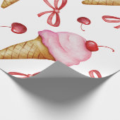 Süße Kokette Wasserfarben-Geschenkverpackung Geschenkpapier (Ecke)