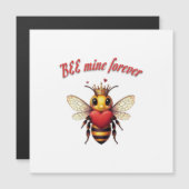 süße Königin Biene Valentinstag Magnetkarte (Vorne/Hinten)