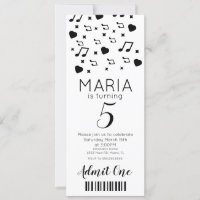 Süße Konzerte Musik   Ticket-Style-Party 