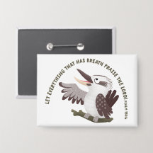 Süße Kookaburra preist den Herrn Bibelvers