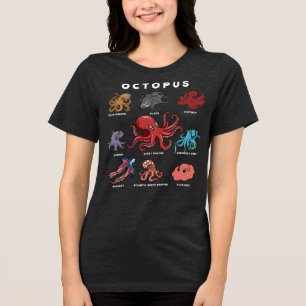 Süße Kraken der Welt Tri-Blend Shirt