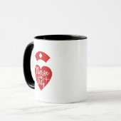 Süße Krankenpfleger-Kaffeetasse | Pflegeteam | RN Tasse (Vorderseite Links)