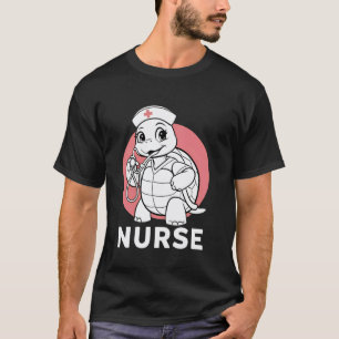 Süße Krankenpfleger-Schildkröte Lustiger Medizinis T-Shirt