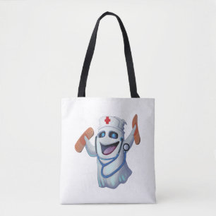 Süße Krankenschwester Geist Halloween Tasche