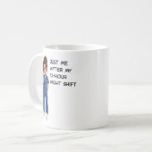 süße Krankenschwester Kaffeetasse (Vorderseite Links)