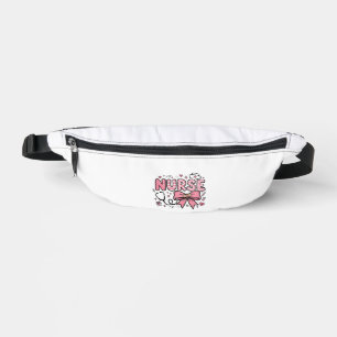 Süße Krankenschwester Schleife Herz Vektor-Shirt D Bauchtasche