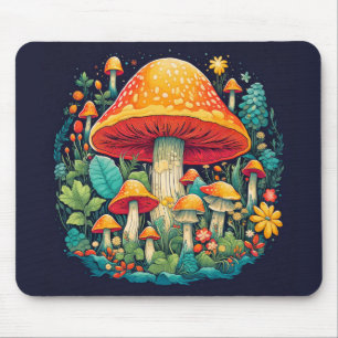 Süße kreative Pilz-Illustration Mousepad