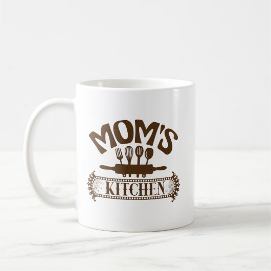 Süße Küche Wortkunst der Mutter Kaffeetasse (Links)