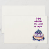 Süße Kuchen Design  Briefpapier (Vorne/Hinten)