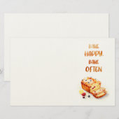 Süße Kuchen Design Briefpapier (Vorne/Hinten)