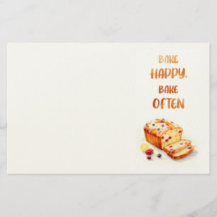 Süße Kuchen Design Briefpapier