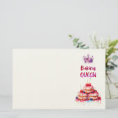 Süße Kuchen Design  Briefpapier (Stehend Vorderseite)