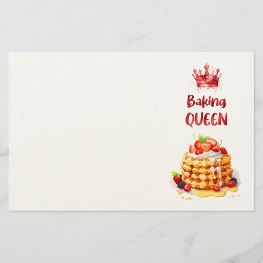 Süße Kuchen Design Briefpapier (Vorderseite)