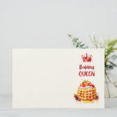 Süße Kuchen Design Briefpapier (Stehend Vorderseite)