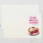 Süße Kuchen Design Briefpapier (Vorne/Hinten)