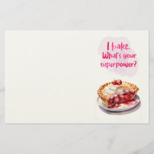 Süße Kuchen Design Briefpapier