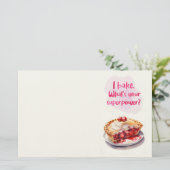 Süße Kuchen Design Briefpapier (Stehend Vorderseite)