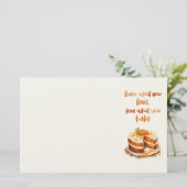 Süße Kuchen Design Briefpapier (Stehend Vorderseite)