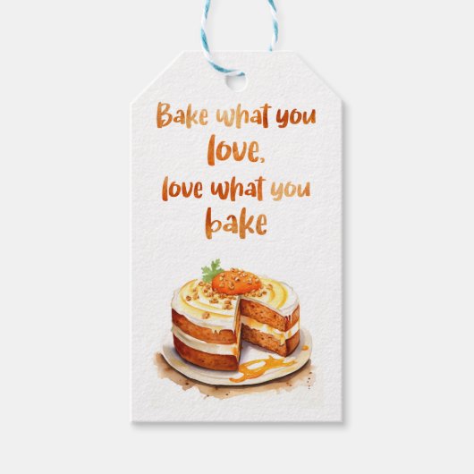 Süße Kuchen-Design Geschenkanhänger (Vorderseite)