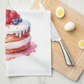 Süße Kuchen Design Geschirrtuch (Viertel Falte)