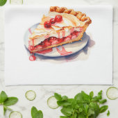 Süße Kuchen Design Geschirrtuch (Gefaltet)