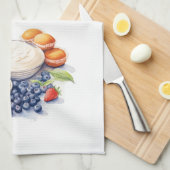 Süße Kuchen Design Geschirrtuch (Viertel Falte)
