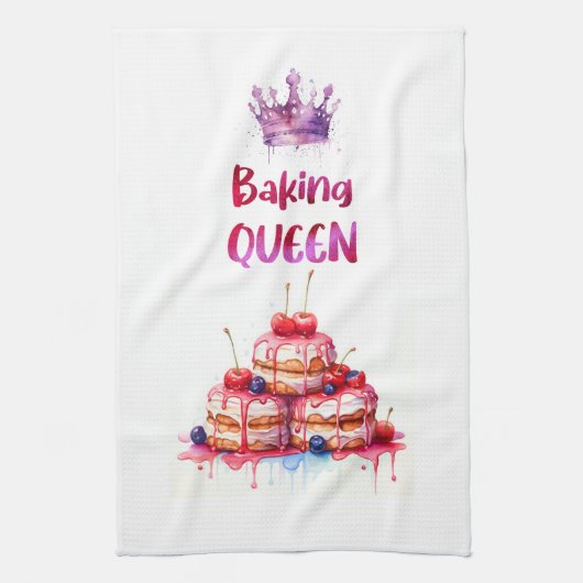 Süße Kuchen Design Geschirrtuch (Vertikal)