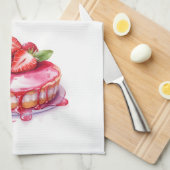 Süße Kuchen Design Geschirrtuch (Viertel Falte)