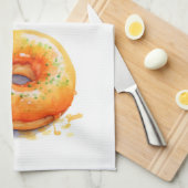 Süße Kuchen Design Geschirrtuch (Viertel Falte)