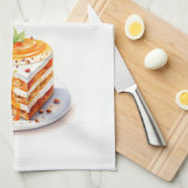 Süße Kuchen Design Geschirrtuch (Viertel Falte)