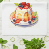 Süße Kuchen Design Geschirrtuch (Gefaltet)