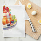 Süße Kuchen Design Geschirrtuch (Viertel Falte)