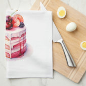 Süße Kuchen Design Geschirrtuch (Viertel Falte)