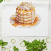 Süße Kuchen Design Geschirrtuch (Gefaltet)