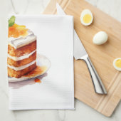 Süße Kuchen Design Geschirrtuch (Viertel Falte)