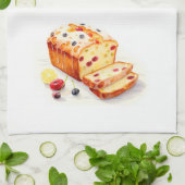 Süße Kuchen Design Geschirrtuch (Gefaltet)