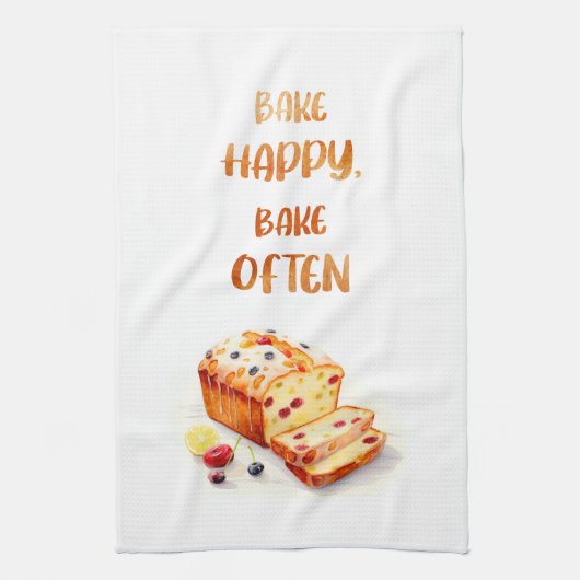 Süße Kuchen Design Geschirrtuch (Vertikal)
