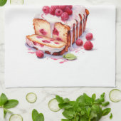 Süße Kuchen Design Geschirrtuch (Gefaltet)