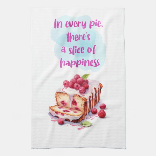 Süße Kuchen Design Geschirrtuch (Vertikal)
