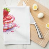 Süße Kuchen Design Geschirrtuch (Viertel Falte)