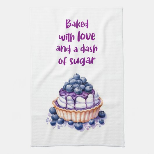 Süße Kuchen Design Geschirrtuch (Vertikal)