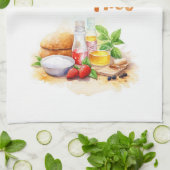 Süße Kuchen Design Geschirrtuch (Gefaltet)