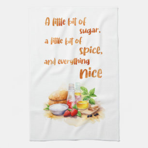 Süße Kuchen Design Geschirrtuch